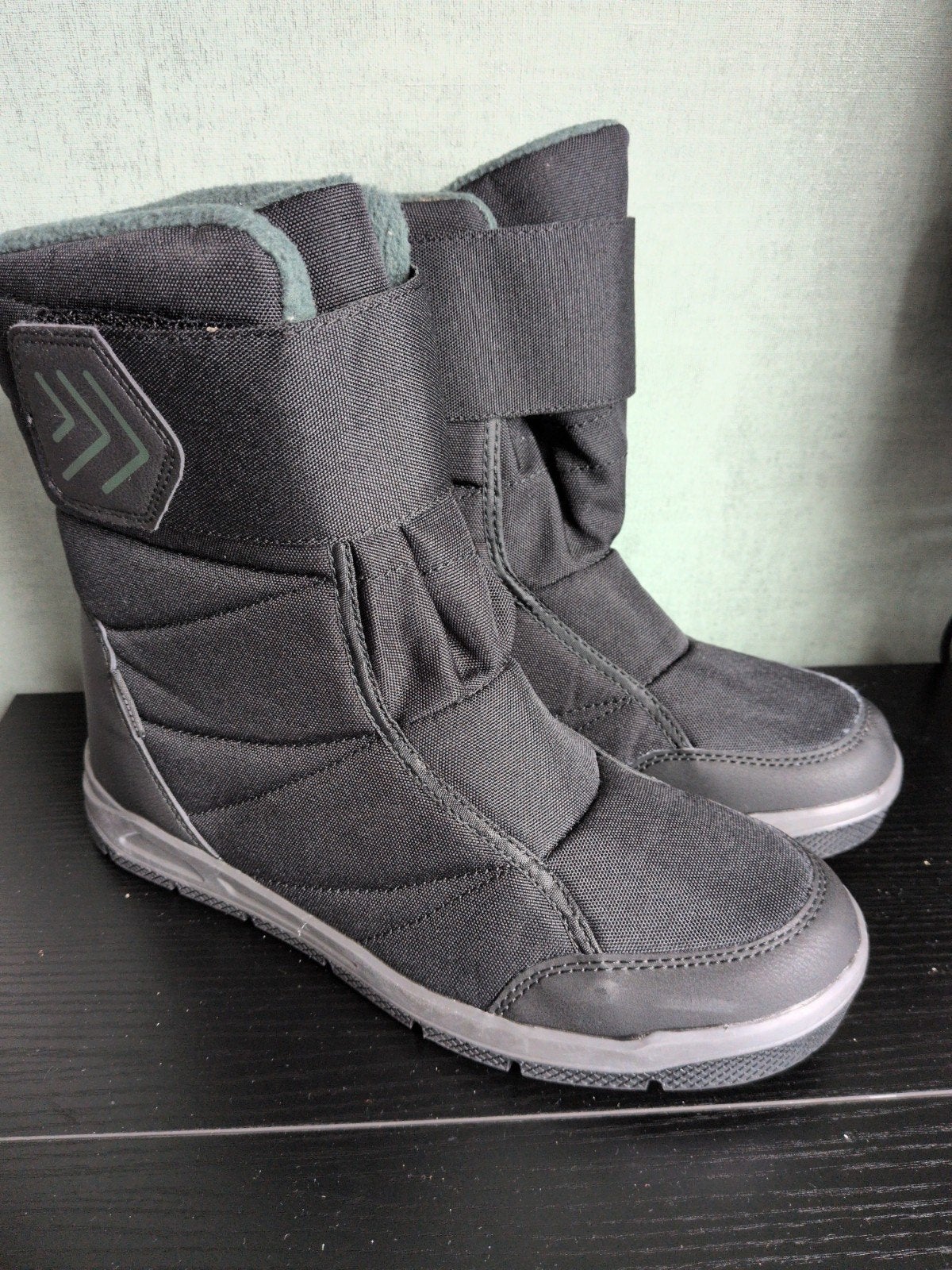 Crivit waterdichte snowboots maat 42, Zwart, Boots, Ophalen of Verzenden, Zo goed als nieuw