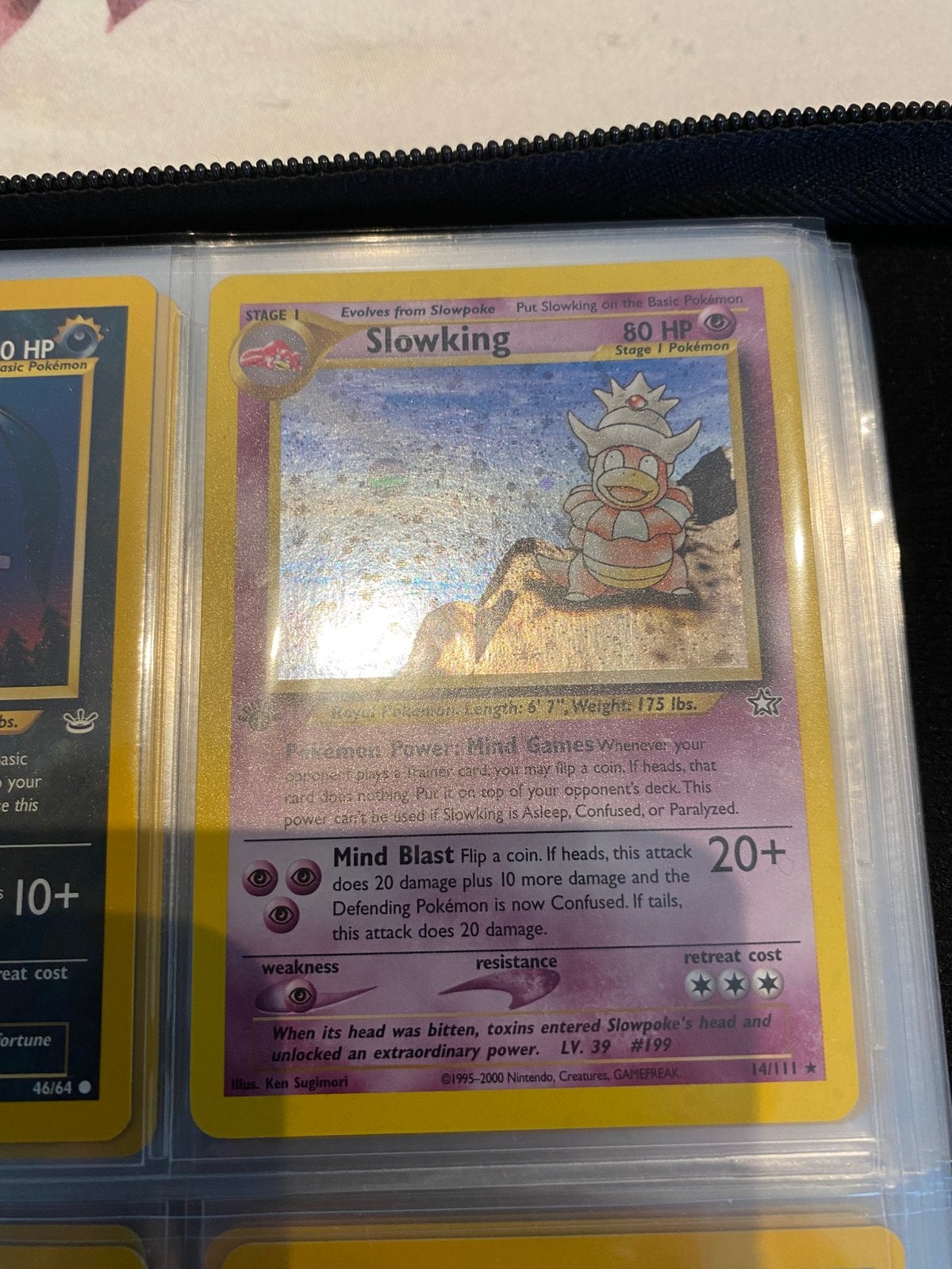 Slowking 1st edition Neo Genesis, Ophalen of Verzenden, Zo goed als nieuw