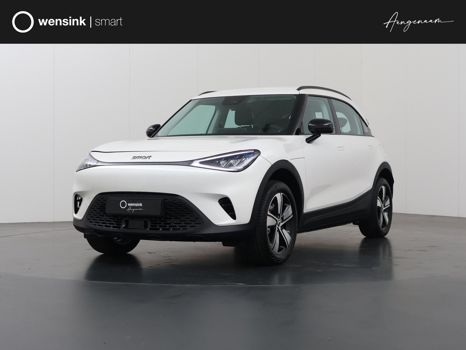 smart #1 Pure+ 66 kWh | 22 KW Laden | CyberSparks LED koplam, Auto's, Automaat, Verwarmde buitenspiegels, Wit, Nieuw