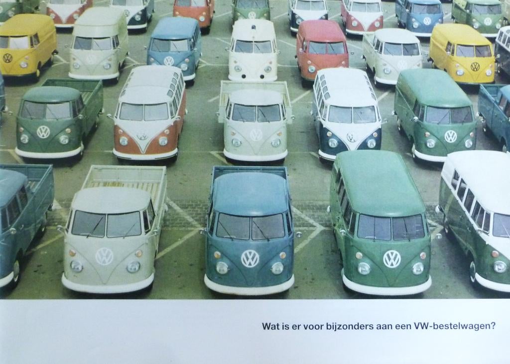 Folder VOLKSWAGEN Bestelwagens Uitgave PON NV 08/ 1965, Boeken, Ophalen of Verzenden, Nieuw, Volkswagen