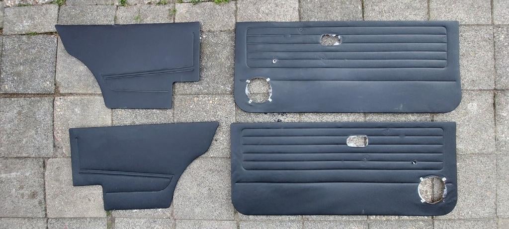 Volkswagen Golf 1 mk1 3drs1977 deurpanelen zwart nette staat, Ophalen, Gebruikt, Volkswagen