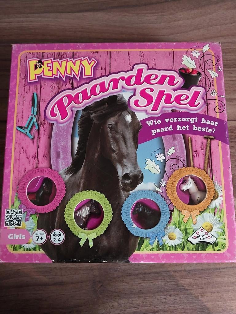 Penny Paarden Spel - Wie verzorgt haar paard het beste?, Hobby en Vrije tijd, Gezelschapsspellen | Bordspellen, Drie of vier spelers