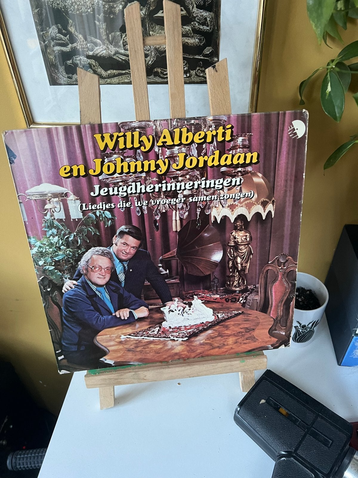 Willy Alberti en Johnny Jordaan - Jeugdherinneringen LP, Ophalen of Verzenden, Gebruikt, Levenslied of Smartlap, Album