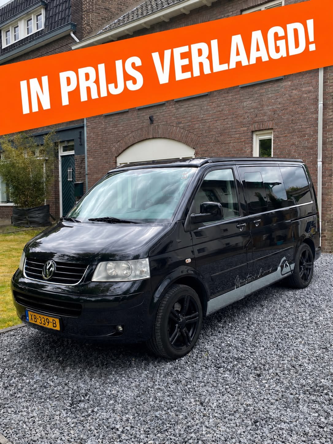 VW T5 luxe 7-zitter en camper met slaaphefdak., Automaat, Buscamper of Camperbus, Volkswagen, Treinzit
