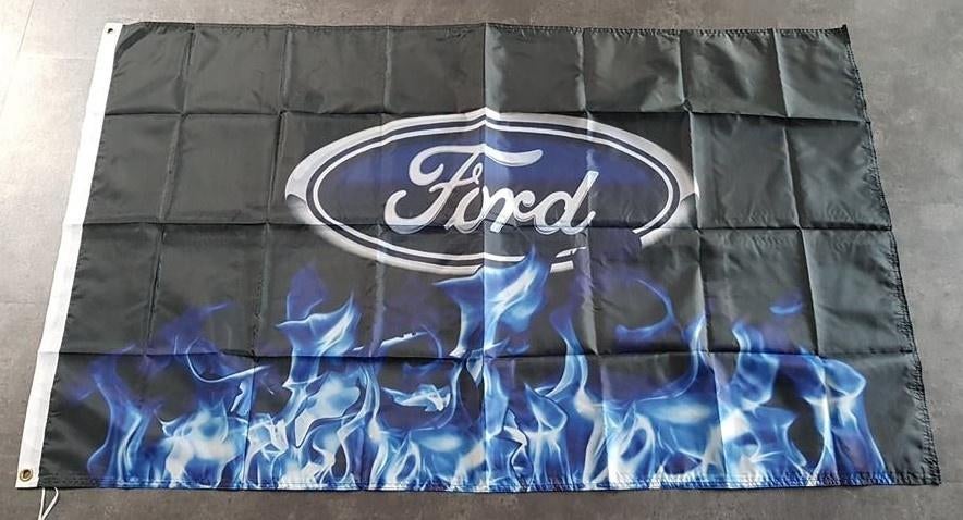 Ford logo reclame decoratie vlag, Diversen, Americansaleshop@gmail.com, Eu, Nieuw, Ophalen of Verzenden