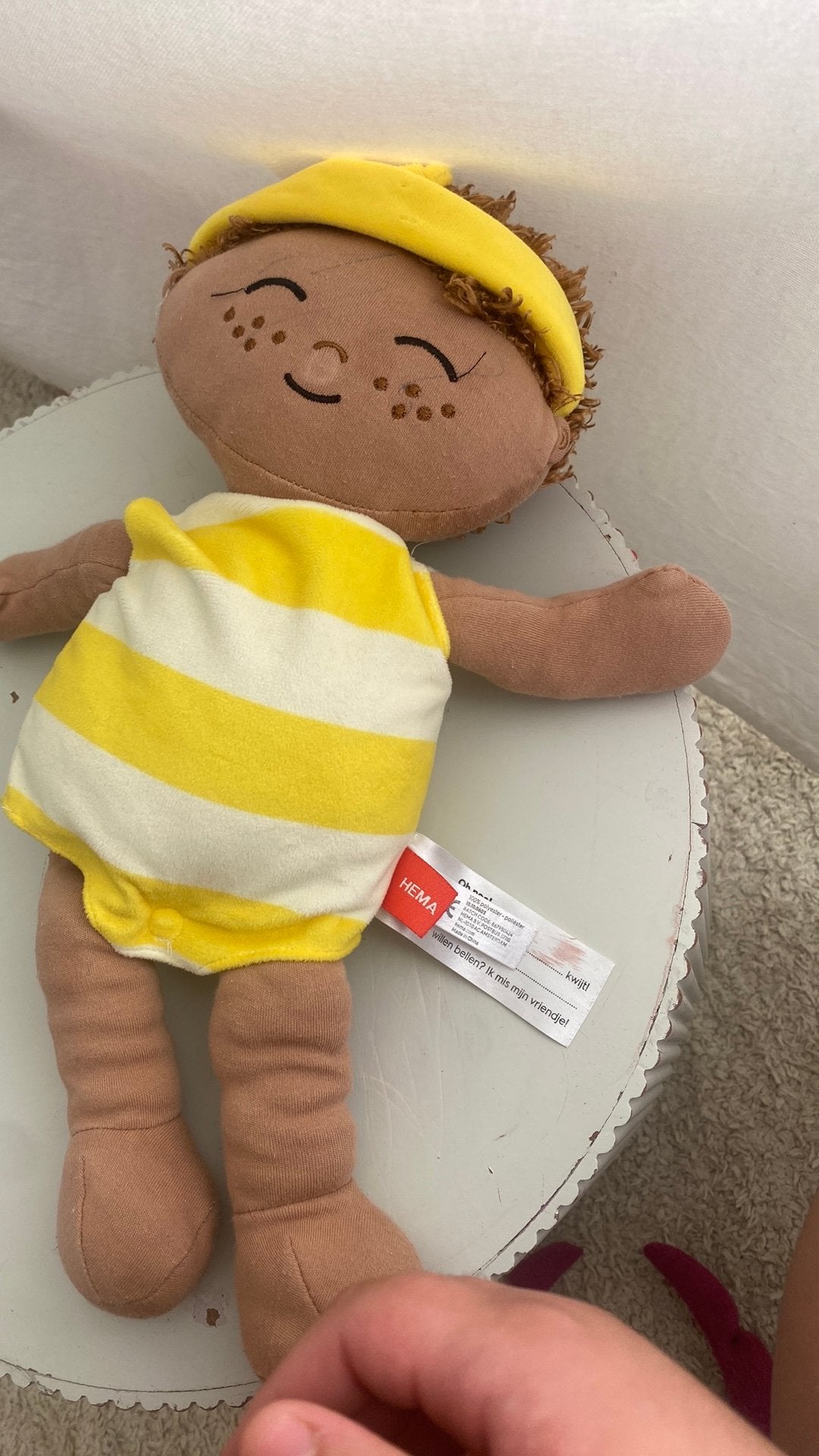 Hema baby pop, Ophalen, Zo goed als nieuw, Babypop