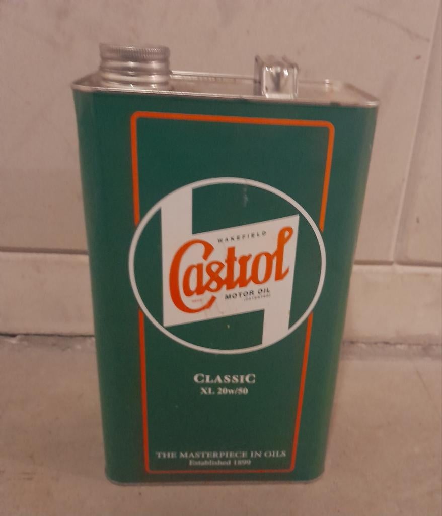 Castrol olieblik, Verzamelen, Ophalen of Verzenden, Zo goed als nieuw, Overige