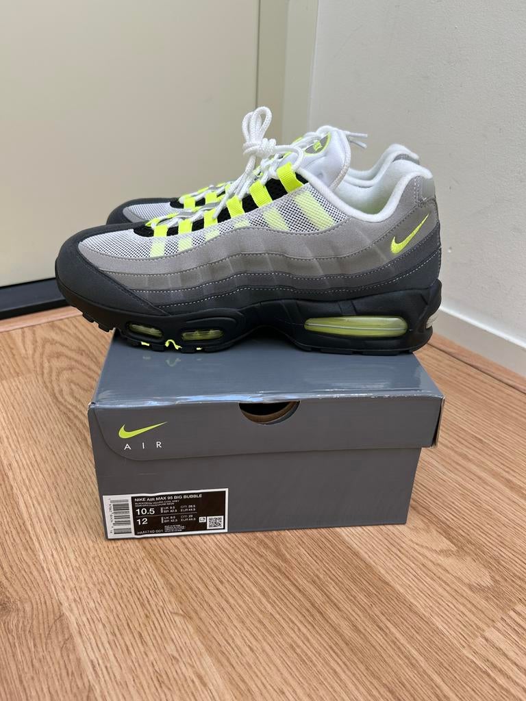 Nike Air Max 95 OG Big Bubble Neon - Maat 44.5, Overige kleuren, Nieuw, Ophalen of Verzenden, Sneakers of Gympen
