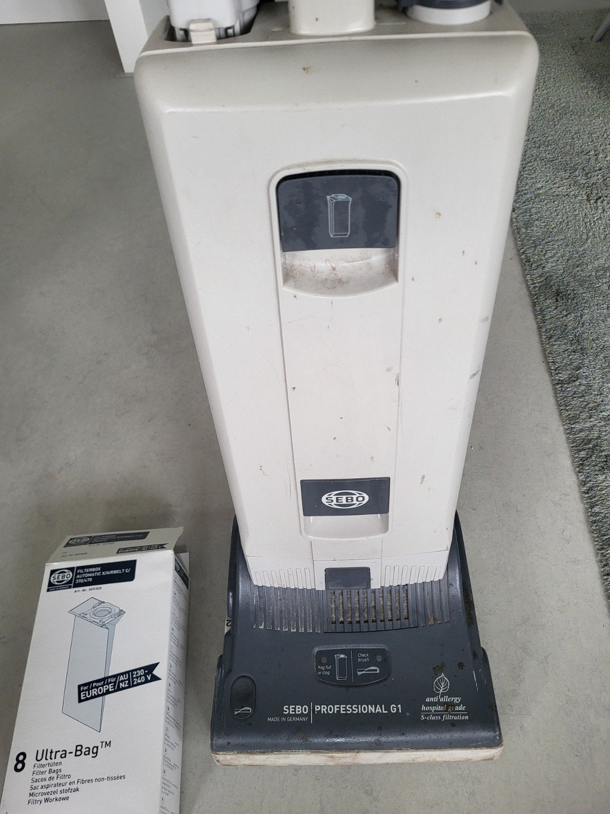 Klopstofzuiger Sebo G1, Ophalen of Verzenden