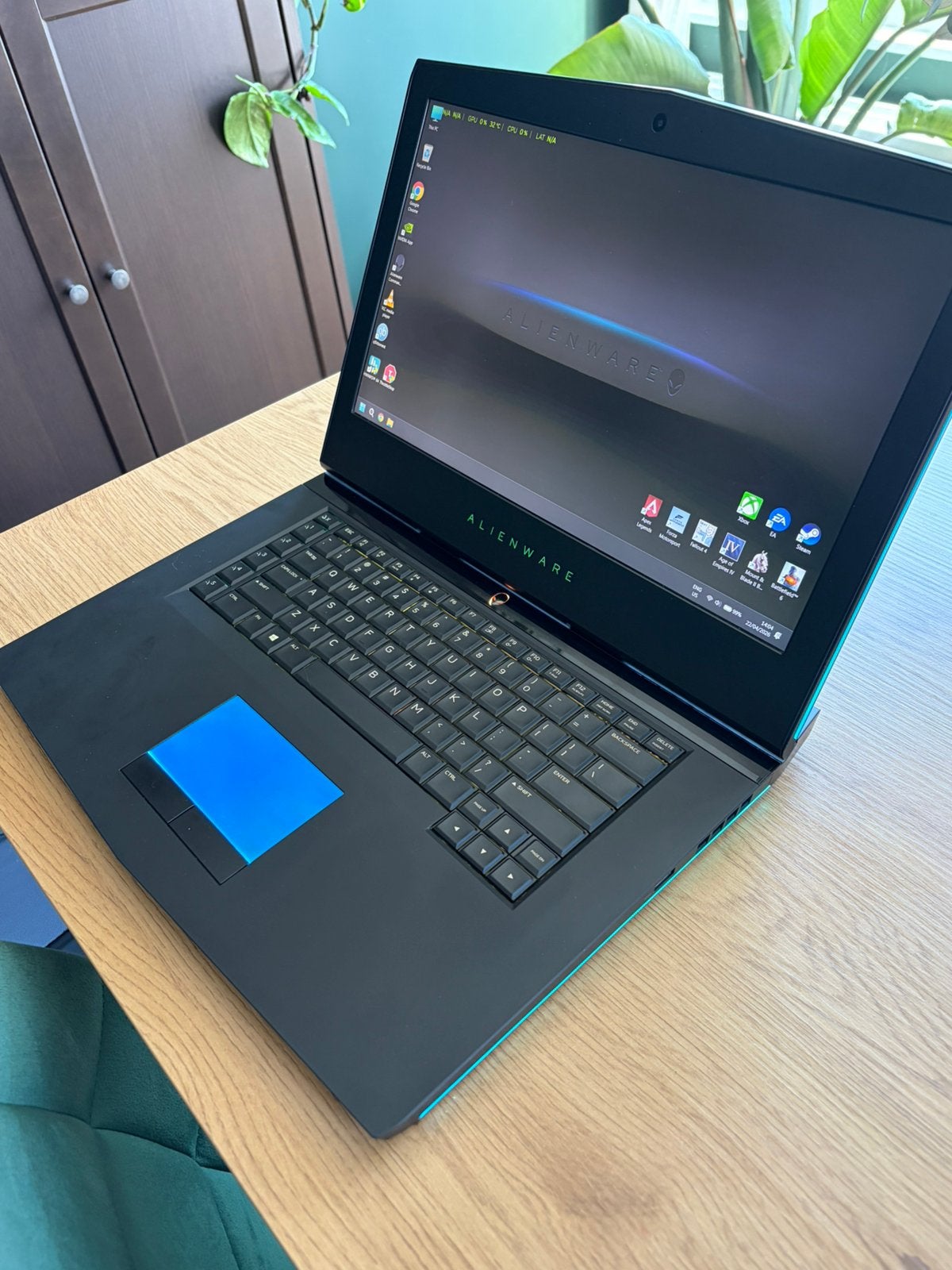 Alienware15R4-32GB, 1TB SSD,GTX 1080, i7-8750H – Nieuwe accu, Computers en Software, Windows Laptops, Met videokaart, Ophalen of Verzenden