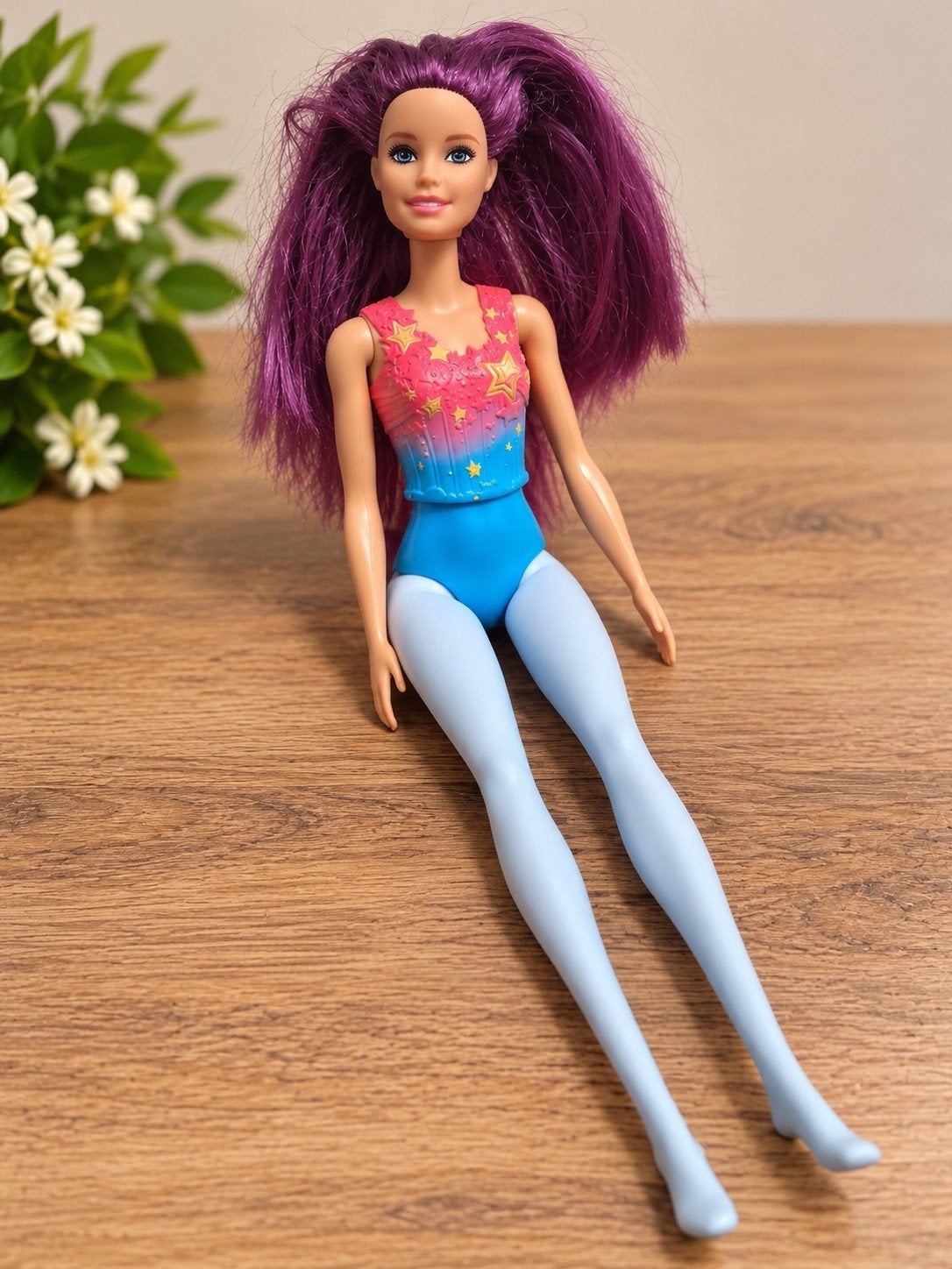 Barbie Dreamtopia Pop (Mattel 2017) - Paars Haar & Glitter, Ophalen of Verzenden, Gebruikt, Barbie