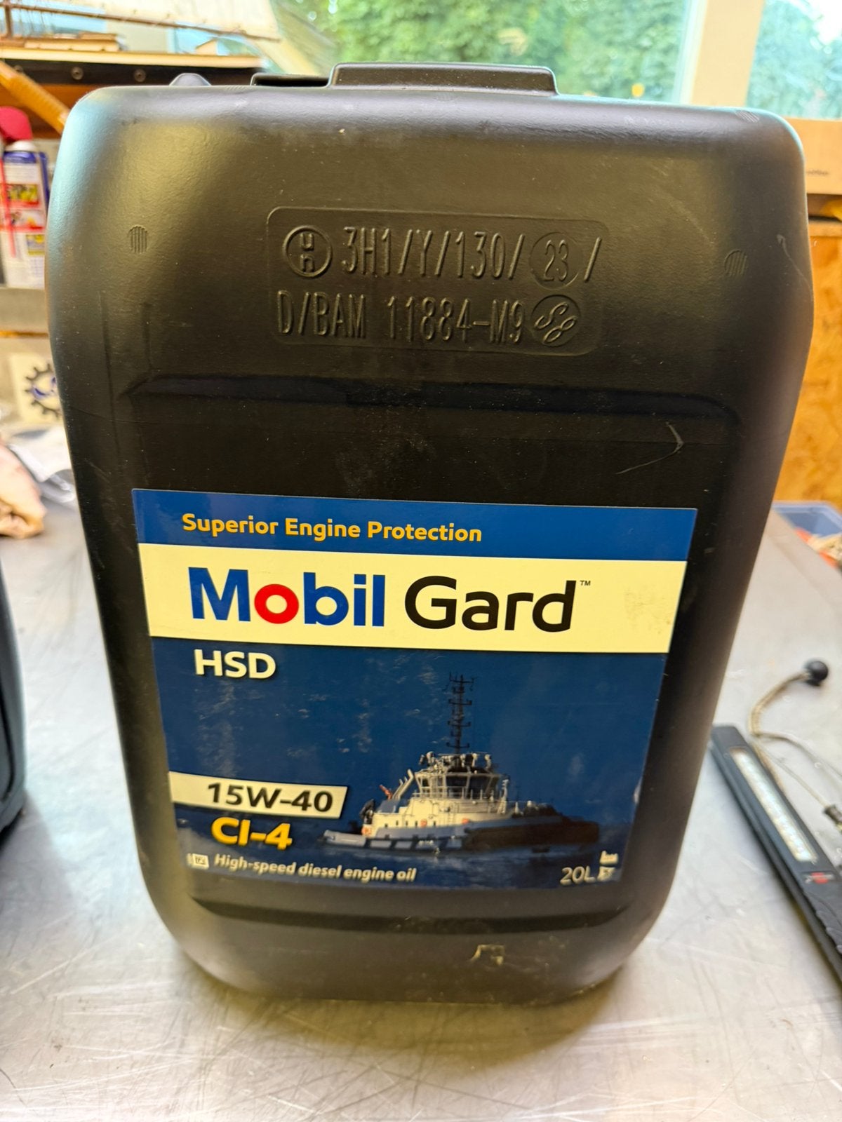 Mobil gard motorolie 15w40, Ophalen of Verzenden