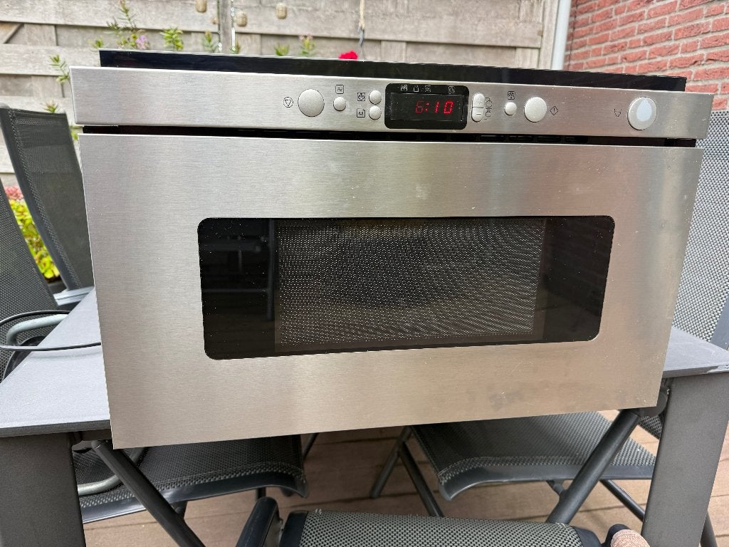 RVS inbouw magnetron, Ophalen, Gebruikt, Magnetron, Inbouw
