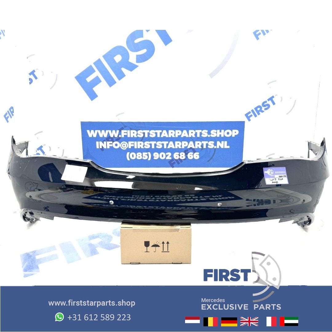W117 C117 X117 CLA AMG ACHTERBUMPER ZWART 191 Mercedes 2013-, Auto-onderdelen, Gebruikt, -, Ophalen of Verzenden, Achter