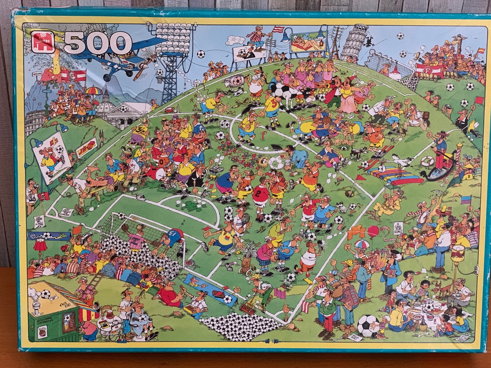 Jan van Haasteren puzzel 500 stukjes.Voetbal/Goal, Ophalen, 500 t/m 1500 stukjes, Zo goed als nieuw, Legpuzzel