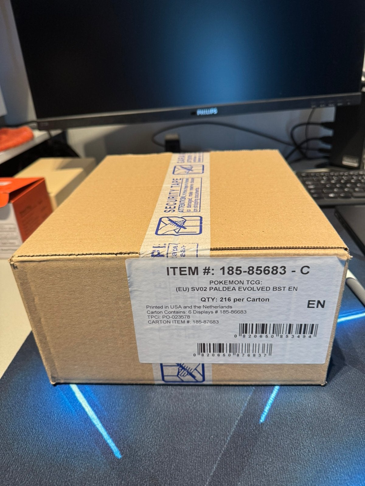 Paldea evolved booster box case, Ophalen, Zo goed als nieuw, Boosterbox