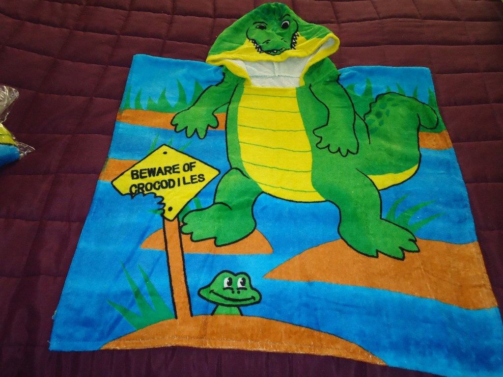 badcape voor b.v.  na het zwemmen, nieuw 60 x 60, Jongen of Meisje, One size, Nieuw, Ophalen of Verzenden