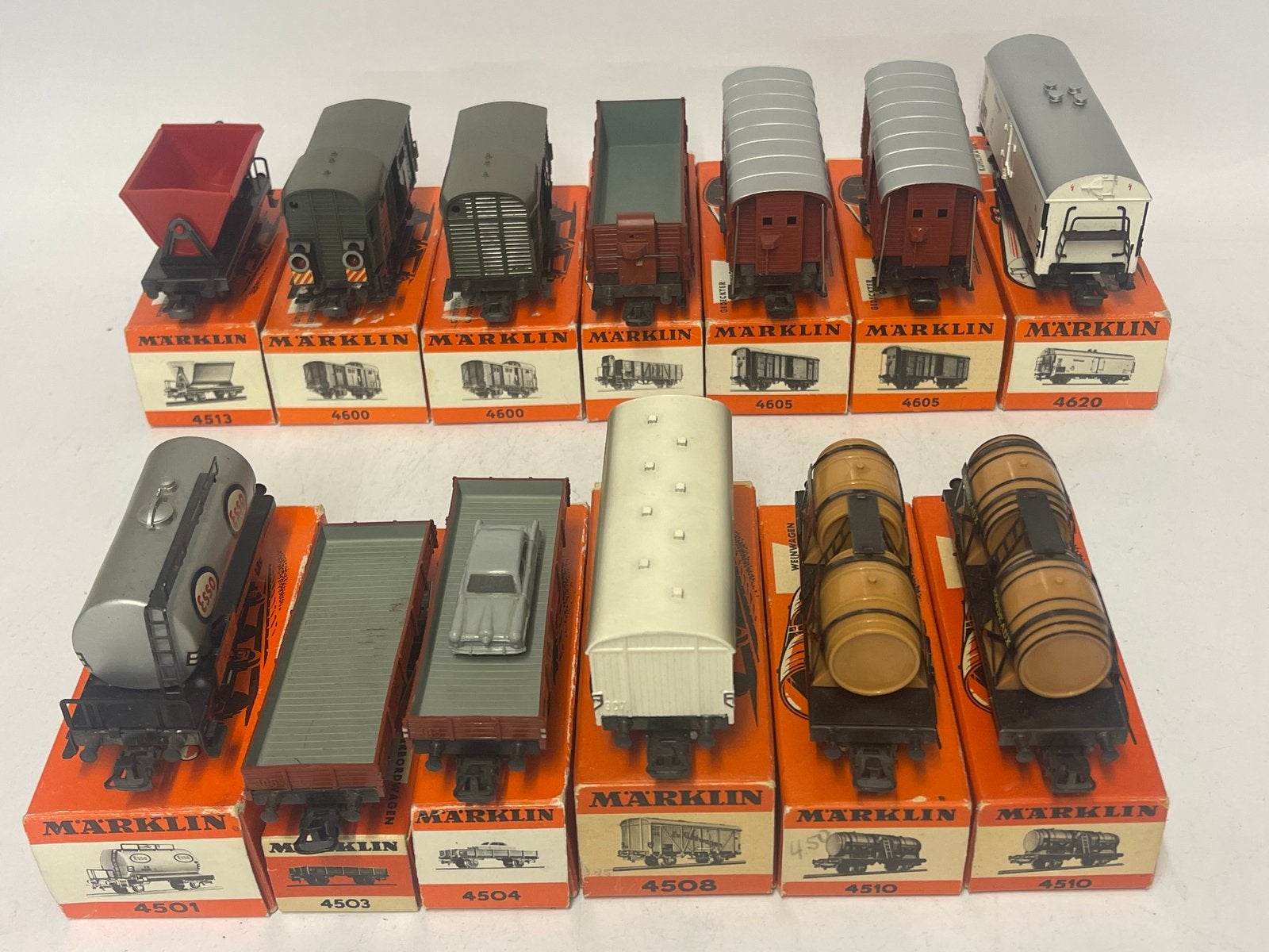 ** 70er JAREN ** NOSTALGIE ** 13x WAGON ** NIEUWSTAAT **, Wisselstroom, Wagon, Ophalen of Verzenden, Zo goed als nieuw