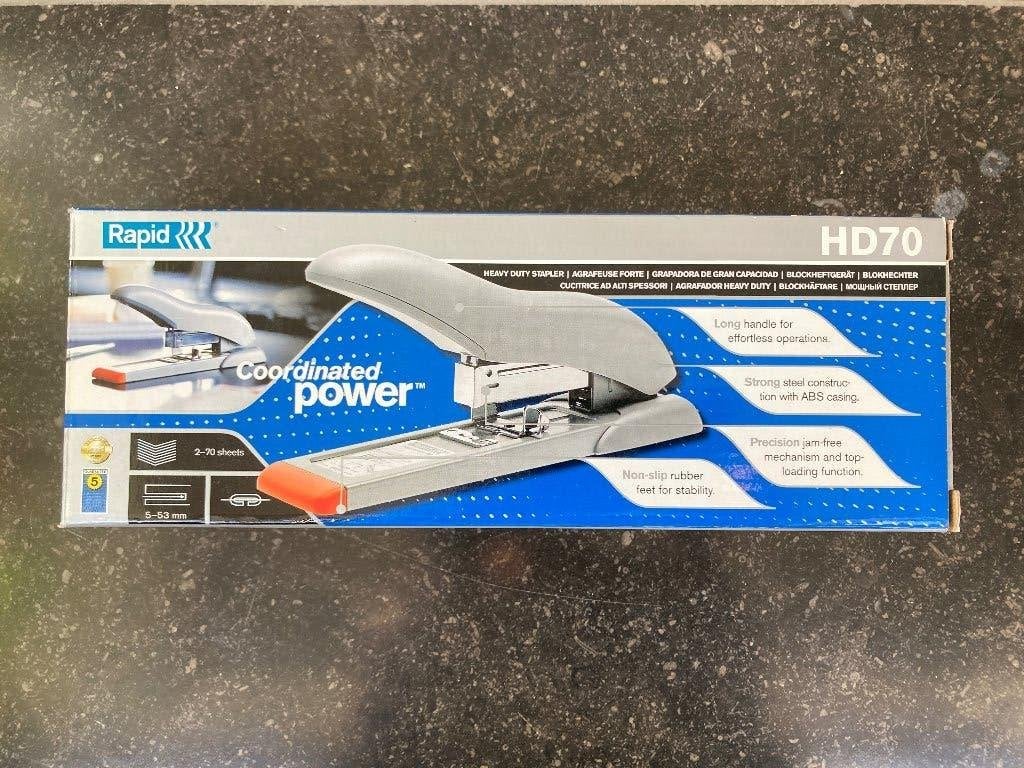 Rapid HD70 nietmachine, Ophalen, Nieuw