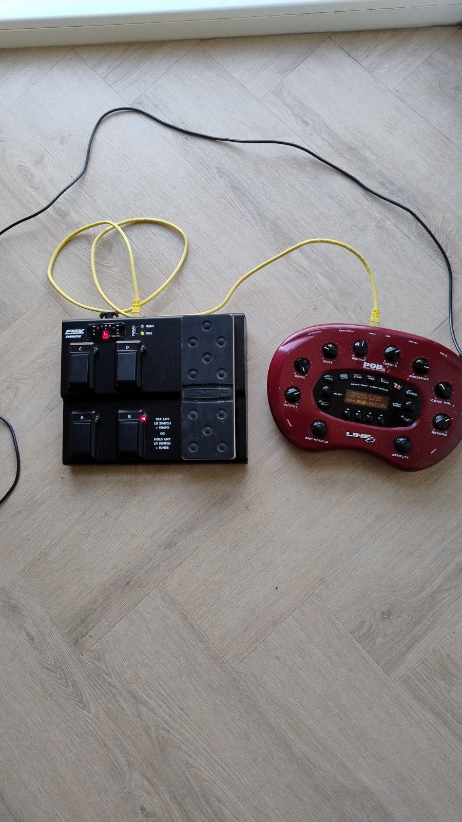 Te koop POD xt met floor board van Line 6, Ophalen of Verzenden, Gebruikt, Delay of Echo