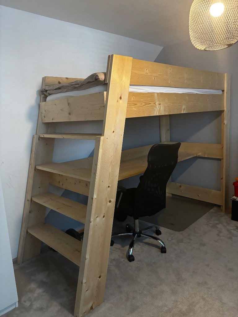 Hoogslaper Rockwood, Huis en Inrichting, Slaapkamer | Stapelbedden en Hoogslapers, Ophalen, Eenpersoons, Zo goed als nieuw, 180 tot 200 cm