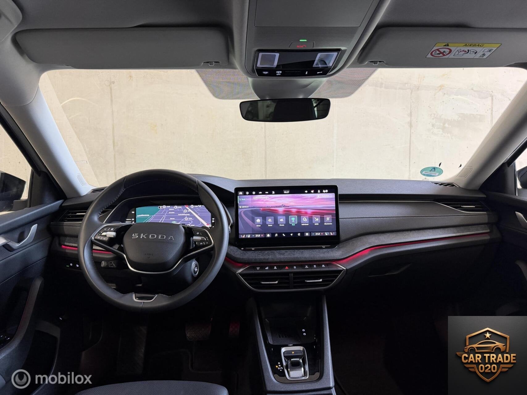 Skoda Octavia 2.0 tdi LEDER|CARPLAY|MATRIX|CAMELEON, Auto's, Gebruikt, Overige carrosserieën, Overige brandstoffen, Bedrijf