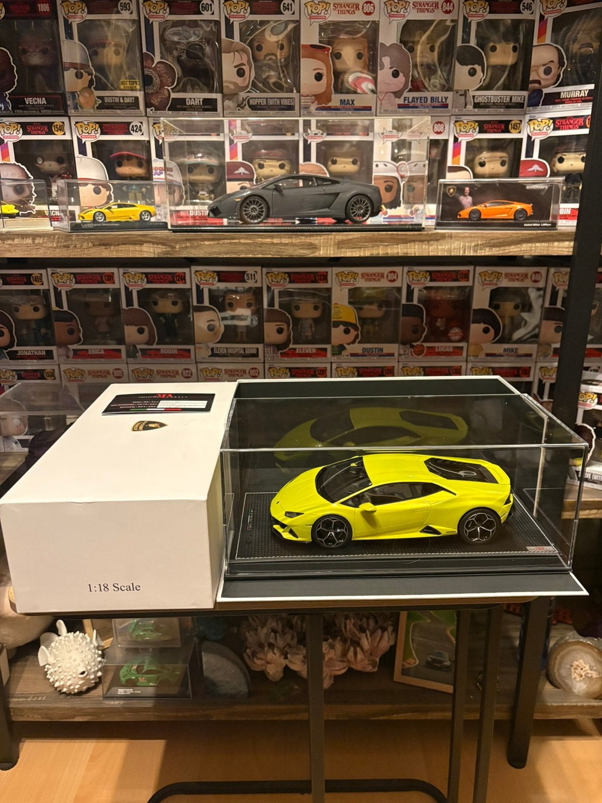 1:18 MR Collection Lamborghini Huracan Evo, Ophalen of Verzenden, Zo goed als nieuw