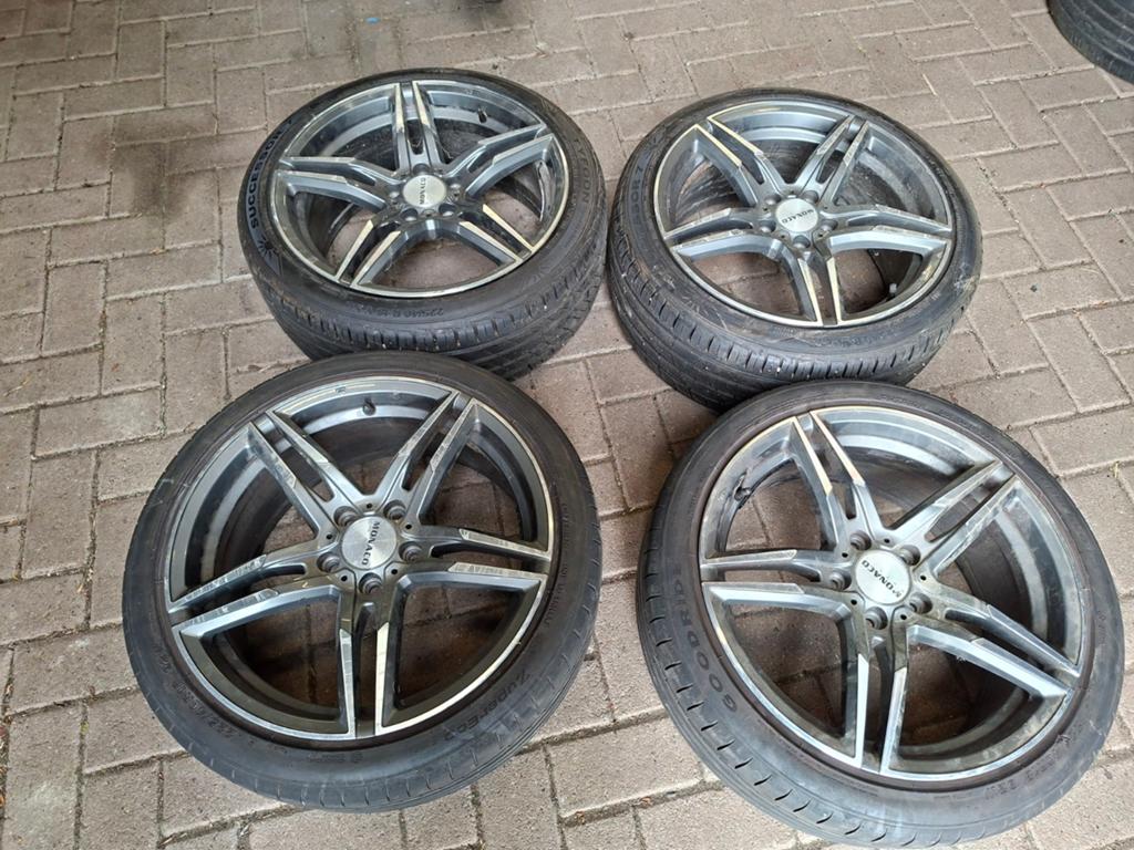Monaco velgen 4x112 18inch, Ophalen, 18 inch, Gebruikt, Velg(en)