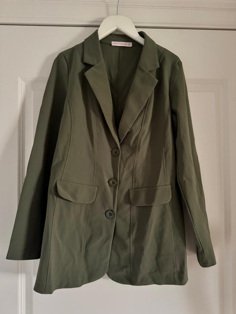 Studio Anneloes blazer travelstof bonded maat M, Ophalen of Verzenden, Nieuw, Maat 36 (S), Groen