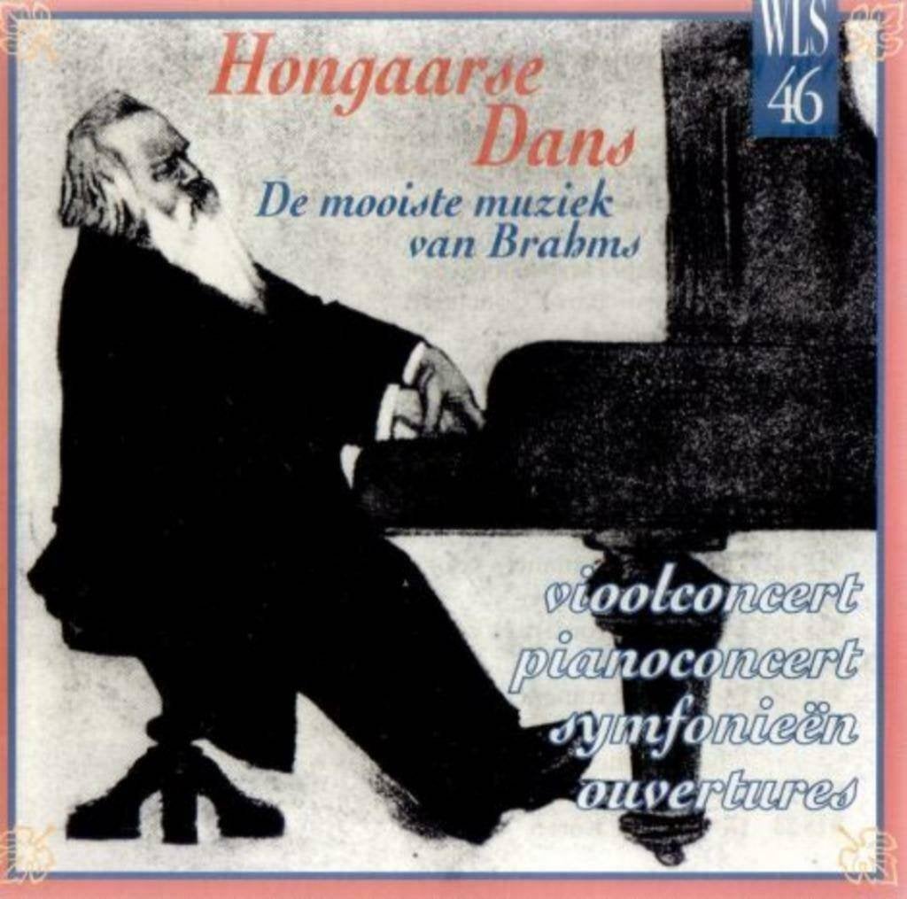 Johannes Brahms-Hongaarse Dans-De mooiste muziek van Brahms", Klassiek, Ophalen of Verzenden, Zo goed als nieuw, Inclusief doosje