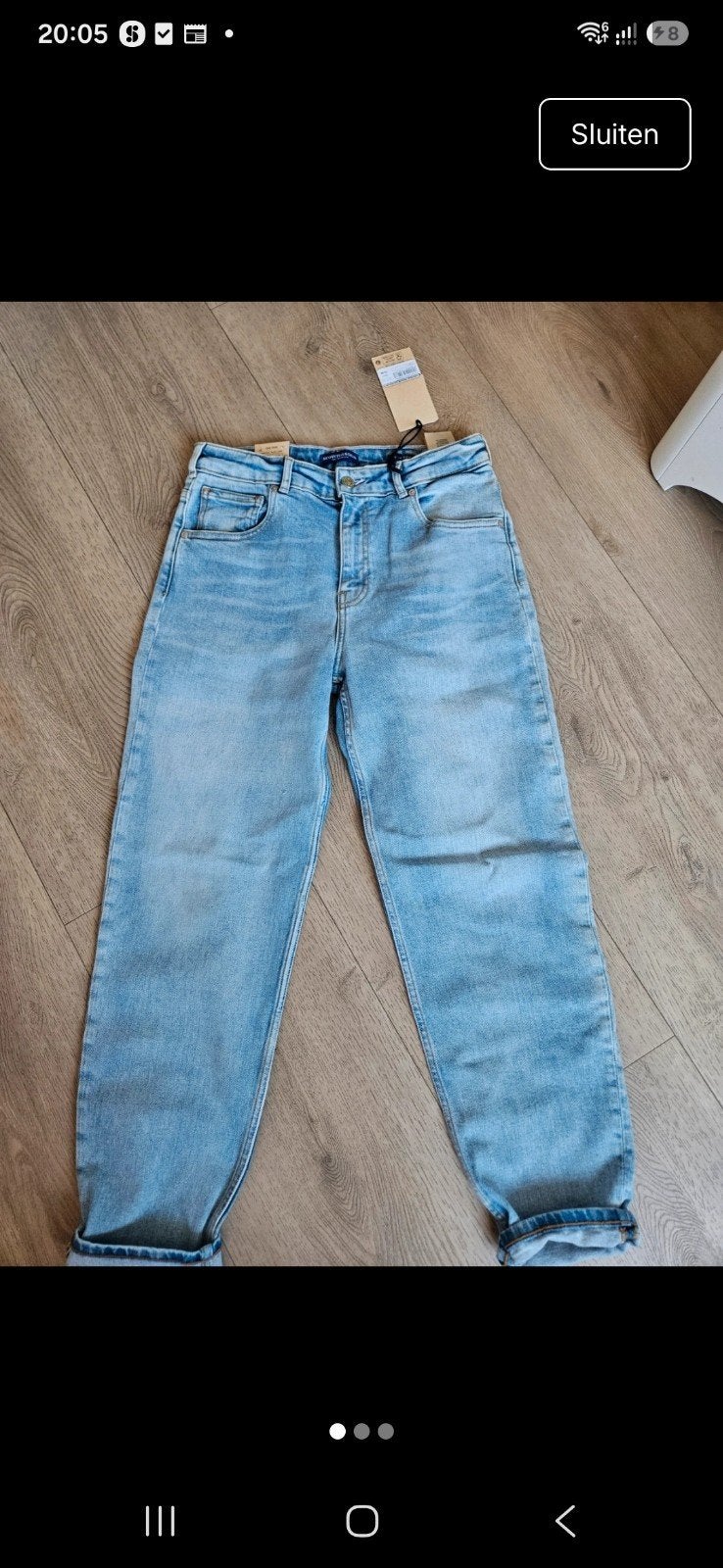 Scotch & Soda The Tide Balloon Fit Jeans - Nieuw met kaartje, Kinderen en Baby's, Broek, Meisje, Nieuw, Ophalen of Verzenden