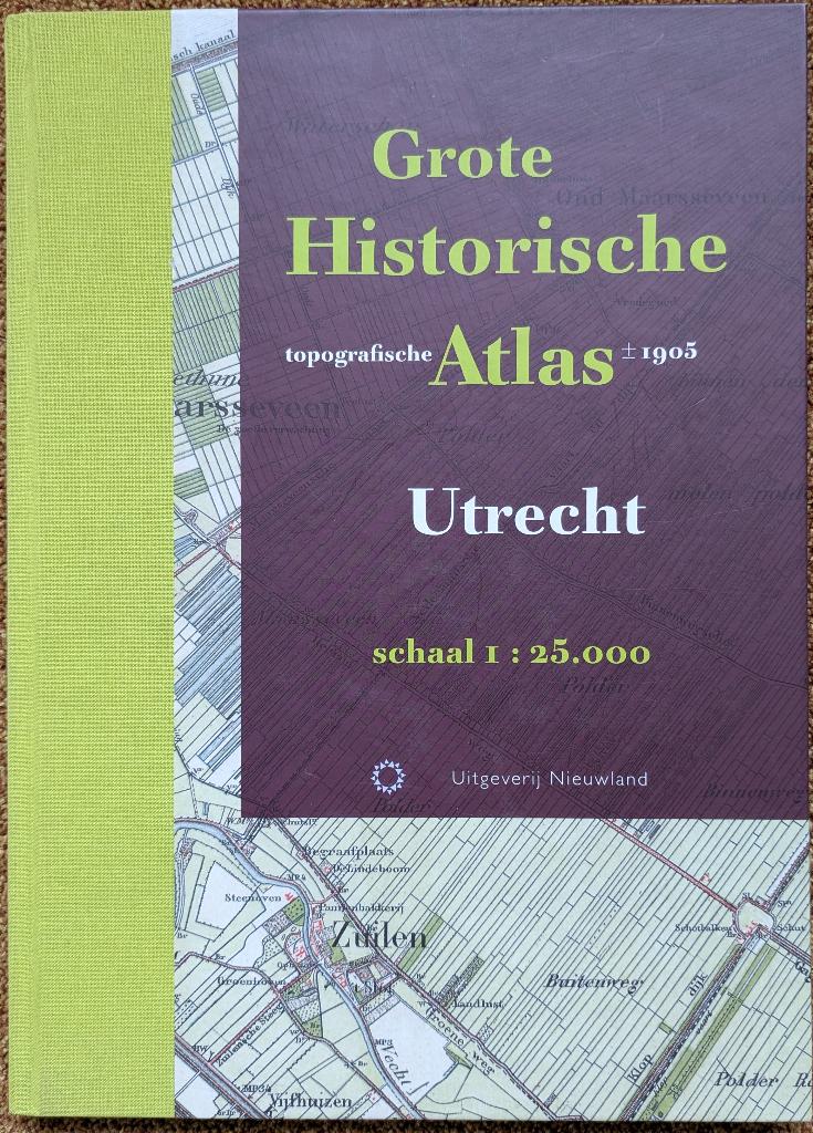 Grote historische topografische atlas Utrecht, 1:25.000, Gelezen, Overige atlassen, Ophalen of Verzenden, Stam, Huub