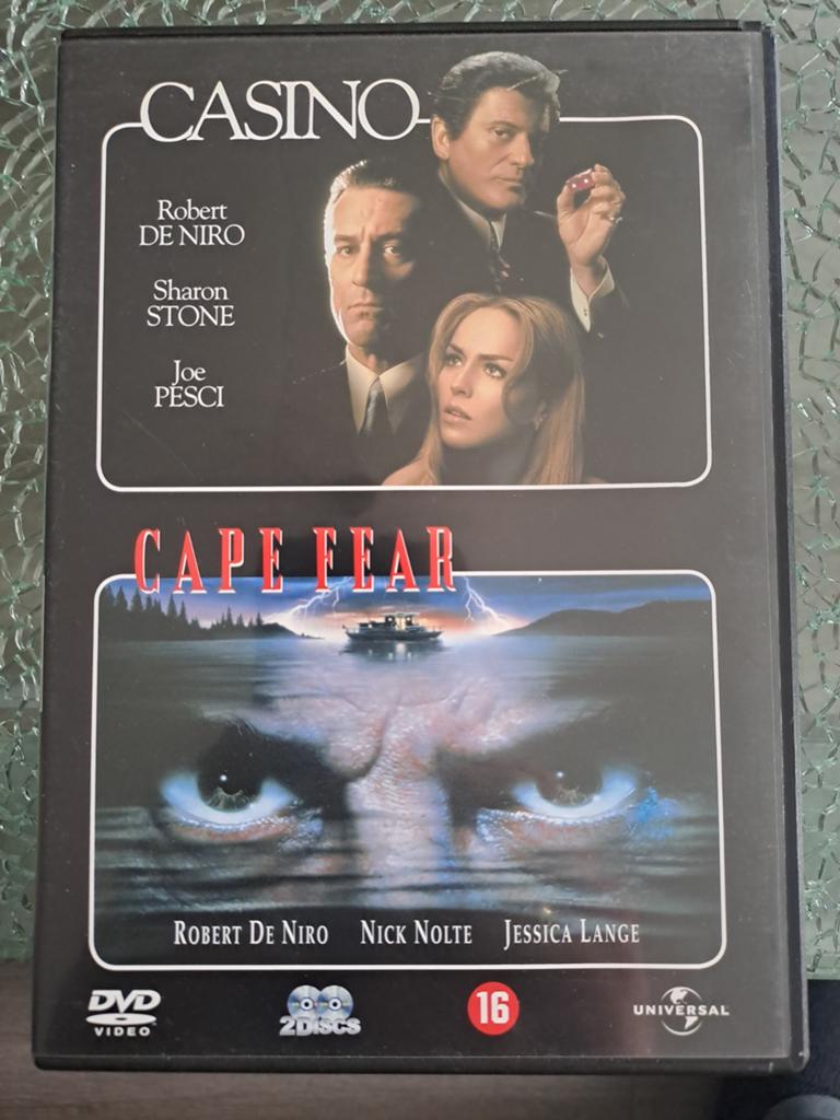 Casino / cape fear (dvd), Vanaf 16 jaar, Ophalen of Verzenden, Zo goed als nieuw, Actiethriller