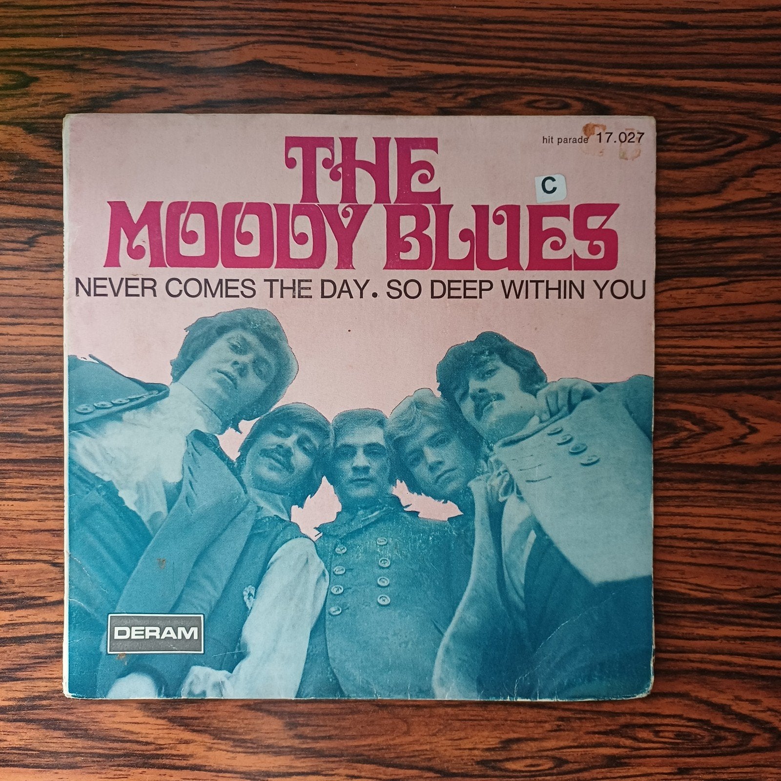 The Moody Blues - Never Comes The Day, Ophalen of Verzenden, Gebruikt, 7 inch, Rock en Metal