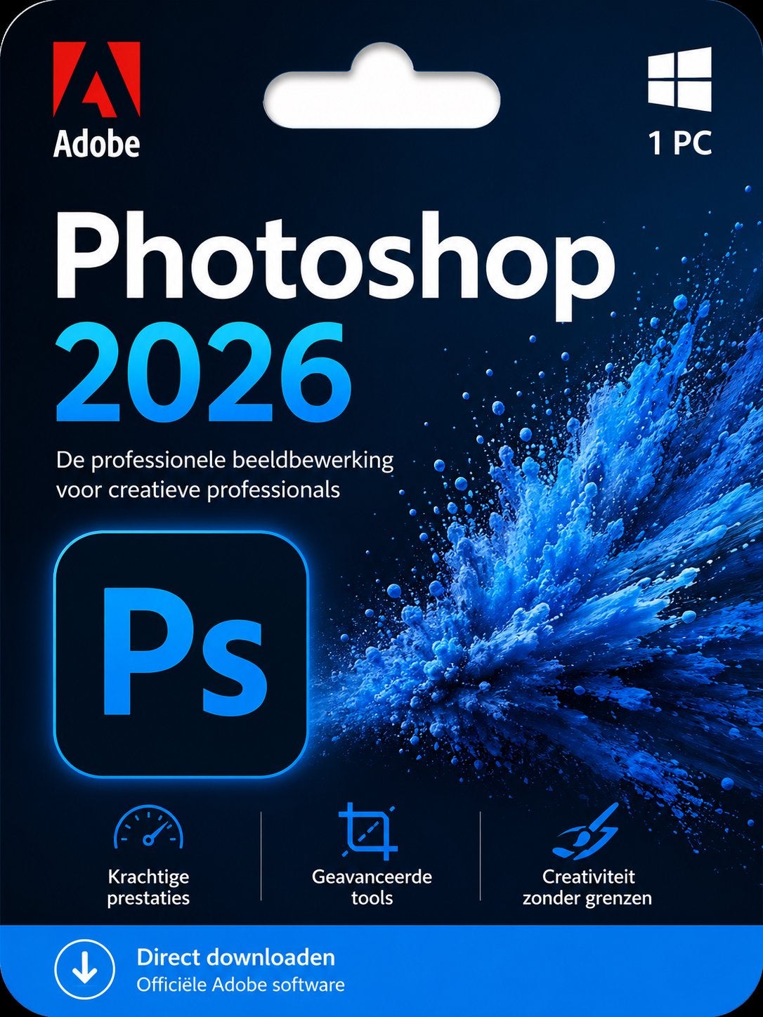 Adobe Photoshop 2026 | Betaal veilig met IDEAL, Computers en Software, Ontwerp- en Bewerkingssoftware, Verzenden, Nieuw