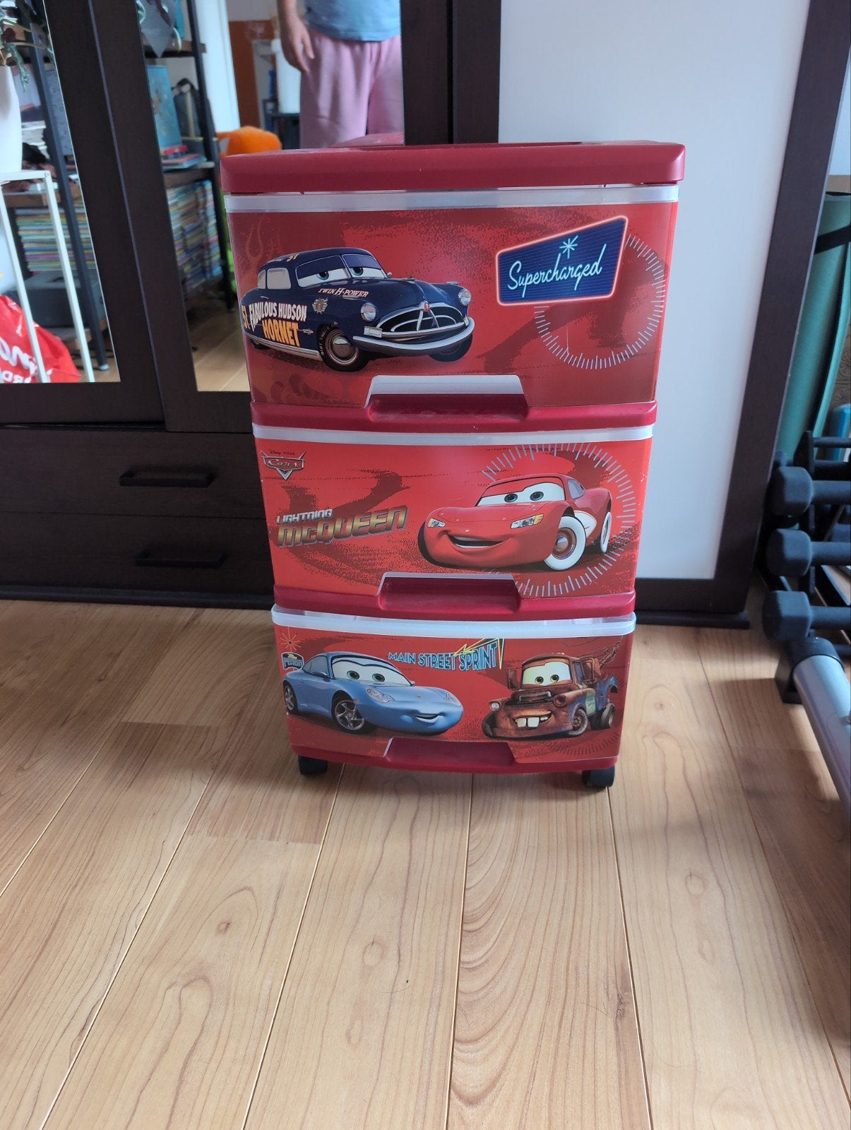 cars opberg container speelgoed op wieltjes, Huis en Inrichting, Kasten | Ladekasten, Ophalen, Kunststof, 50 tot 100 cm, 3 of 4 laden
