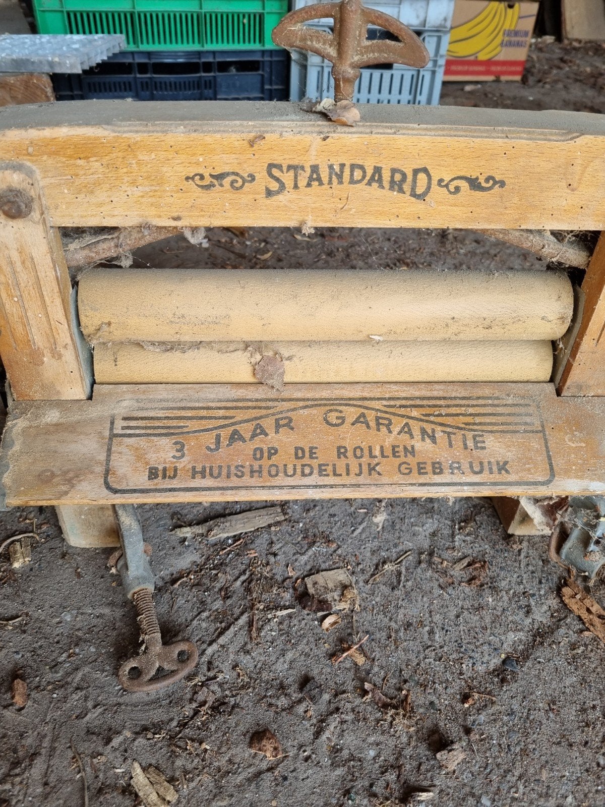 Antieke Mangel 'Standard' - Decoratief Stuk, Ophalen