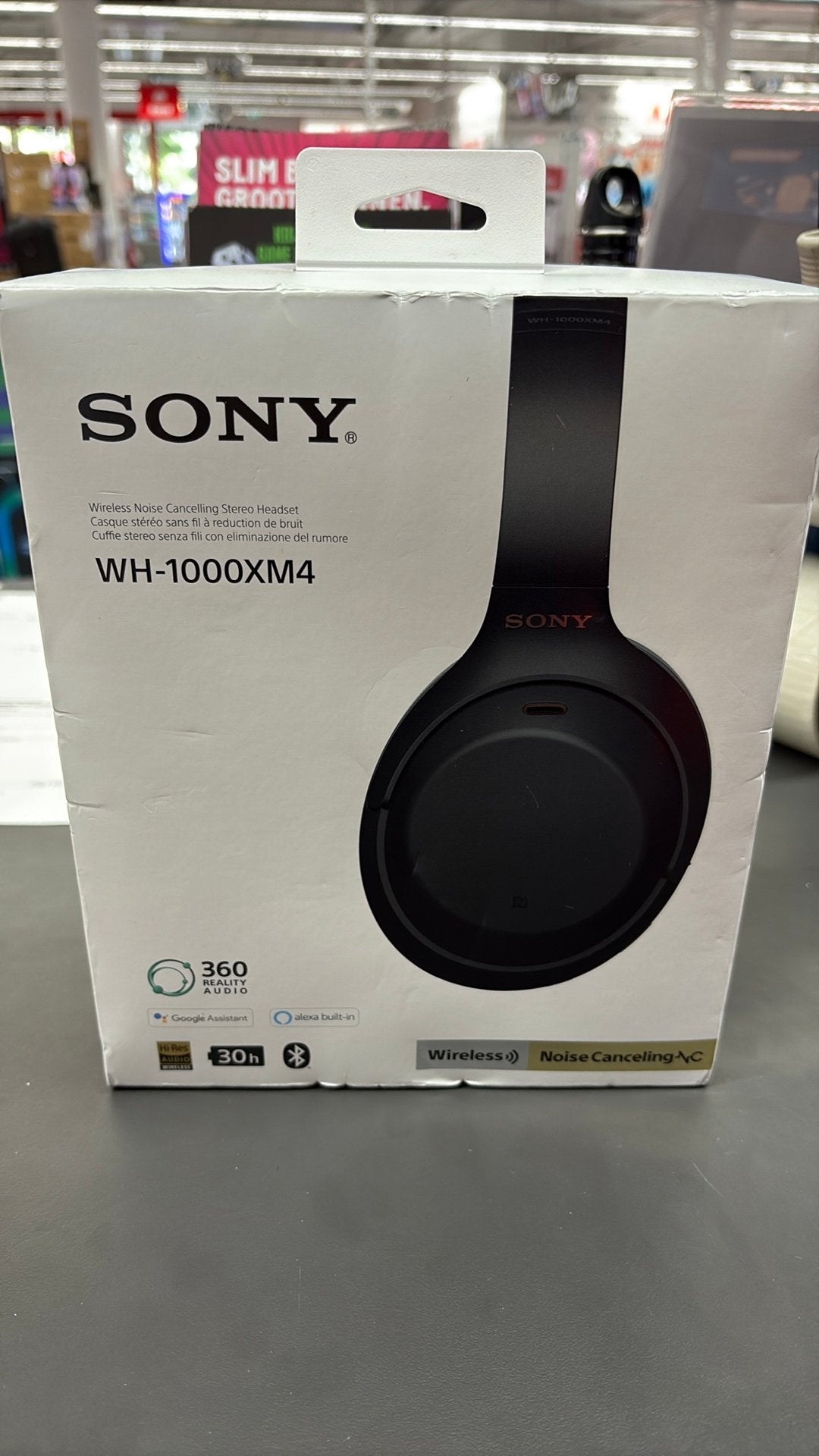 Sony xm4, Nieuw, Ophalen of Verzenden, Sony, Zwart