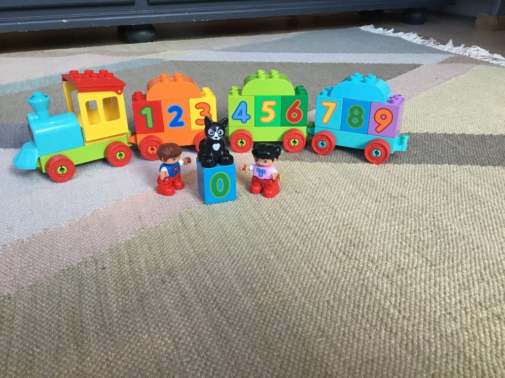 Duplo getallentrein 10874, Gebruikt, Overige thema's, Ophalen of Verzenden, Duplo