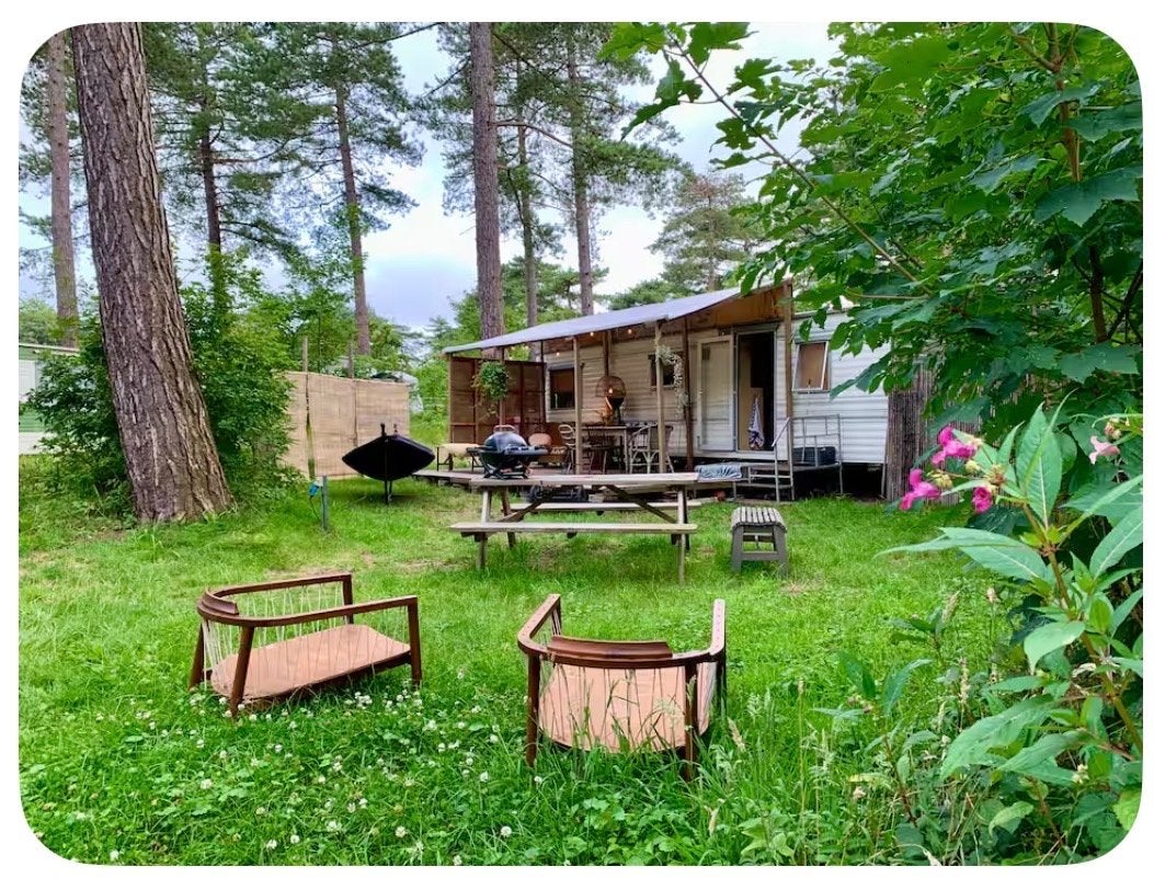 Caravan op Camping Bakkum, Aan zee, Recreatiepark
