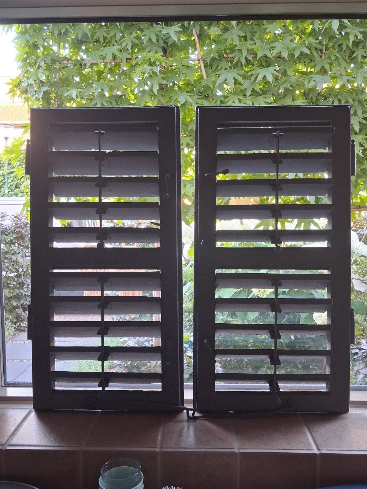 2 Originele Louvre Luikjes - 37x70 cm, Ophalen, Gebruikt, Minder dan 80 cm, Overige typen