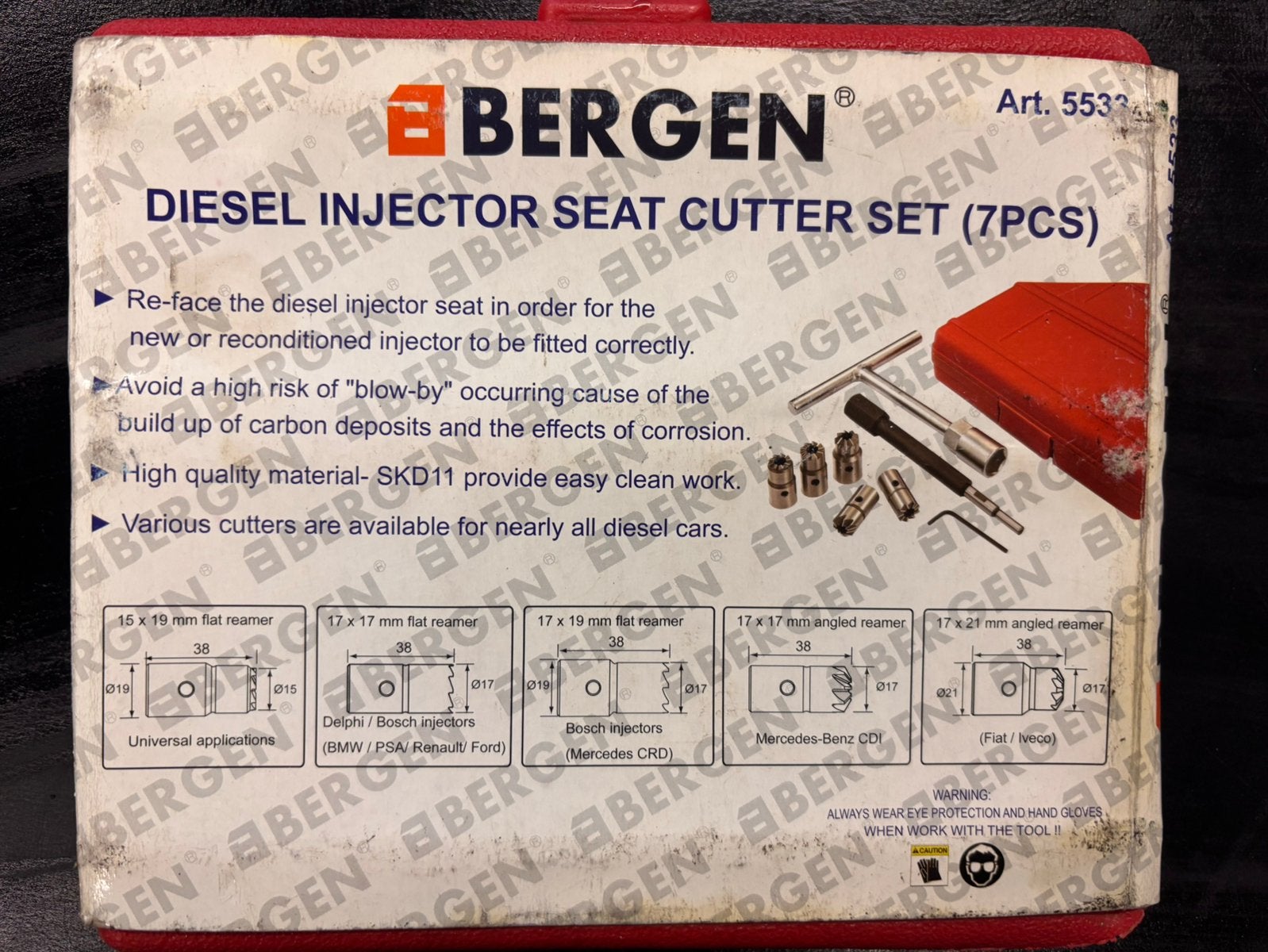 Bergen Diesel Injector Seat Cutter/Cleaner Set, Ophalen of Verzenden, Nieuw