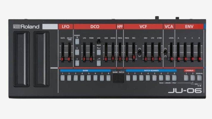 Roland JU 06 Boutique - Romig mooie synth, Roland, Midi-aansluiting, Zo goed als nieuw, Overige aantallen