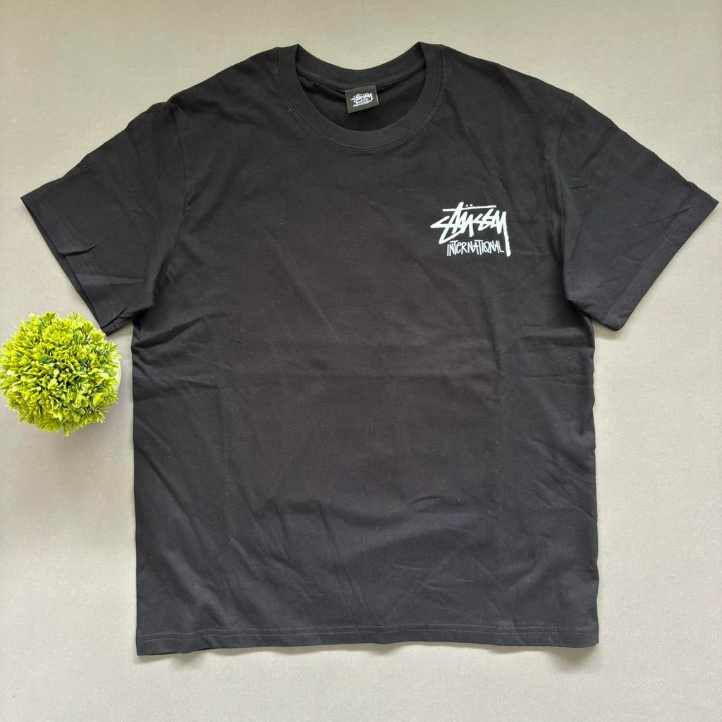 Stussy T-Shirt | Maat M, Kleding | Heren, T-shirts, Nieuw, Maat 48/50 (M), Zwart, Ophalen of Verzenden