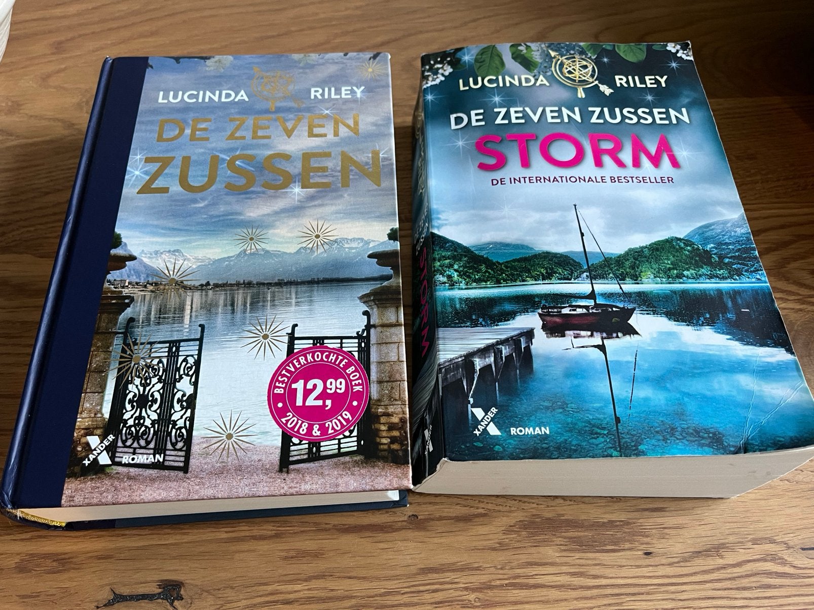 De Zeven zussen deel 1 en 2 Lucinda Riley, Lucinda Riley, Ophalen of Verzenden, Zo goed als nieuw, Amerika