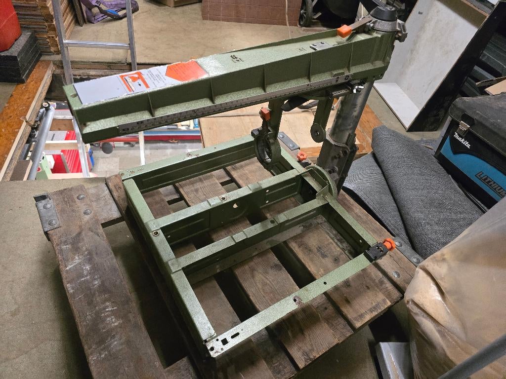 Dewalt zaagarm, Ophalen, Gebruikt