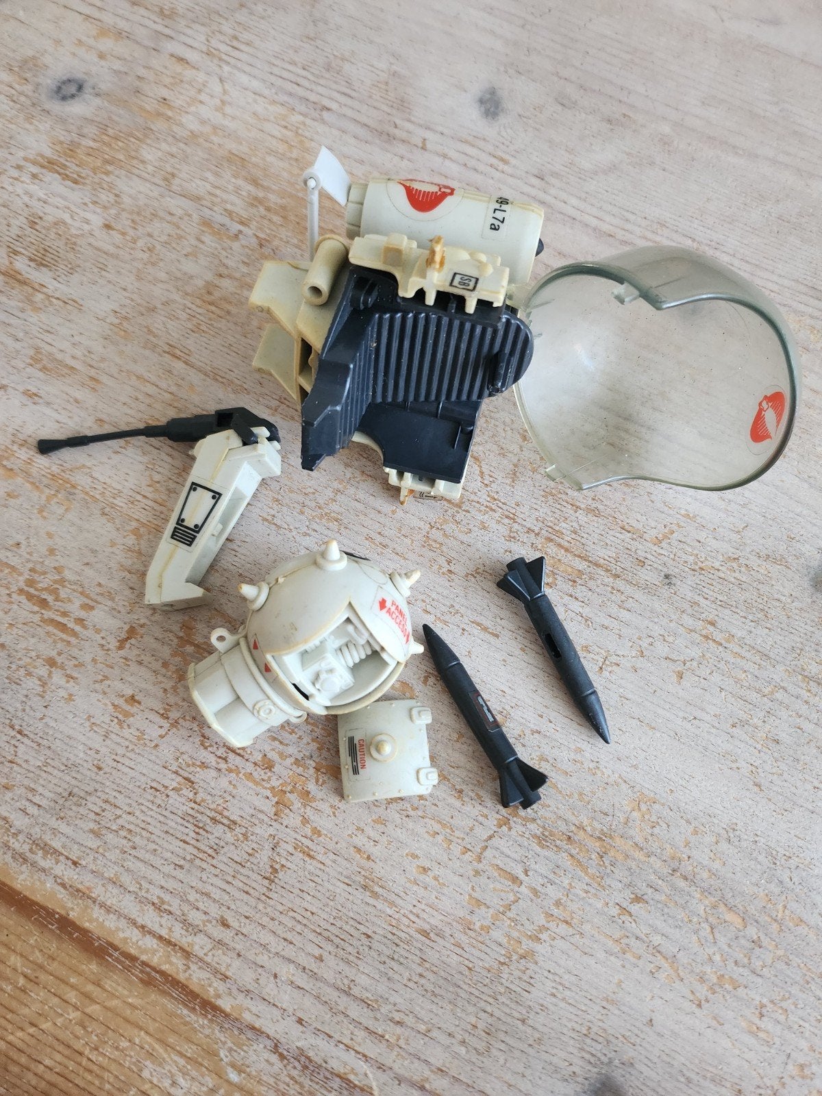 GI Joe Cobra flight pod parts, Ophalen of Verzenden, Gebruikt