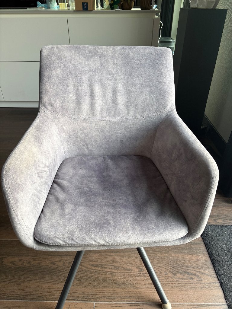 6x Vigios draaistoelen, Ophalen, Gebruikt, Vijf, Zes of meer stoelen, Stof