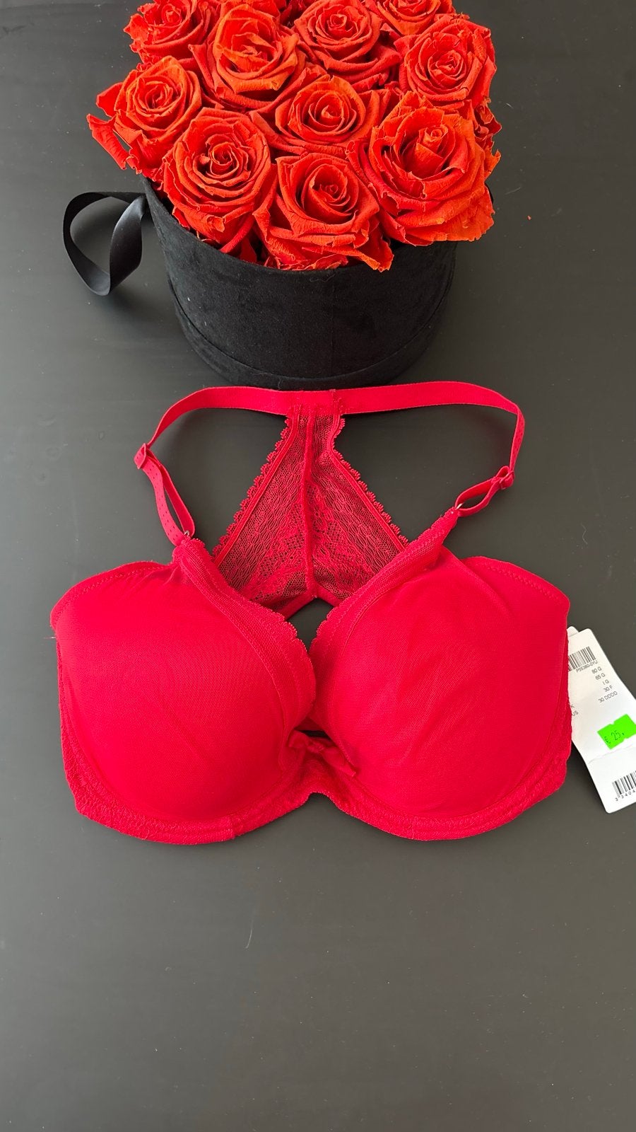 Passionata BH 65G - Rood met kanten racerback
