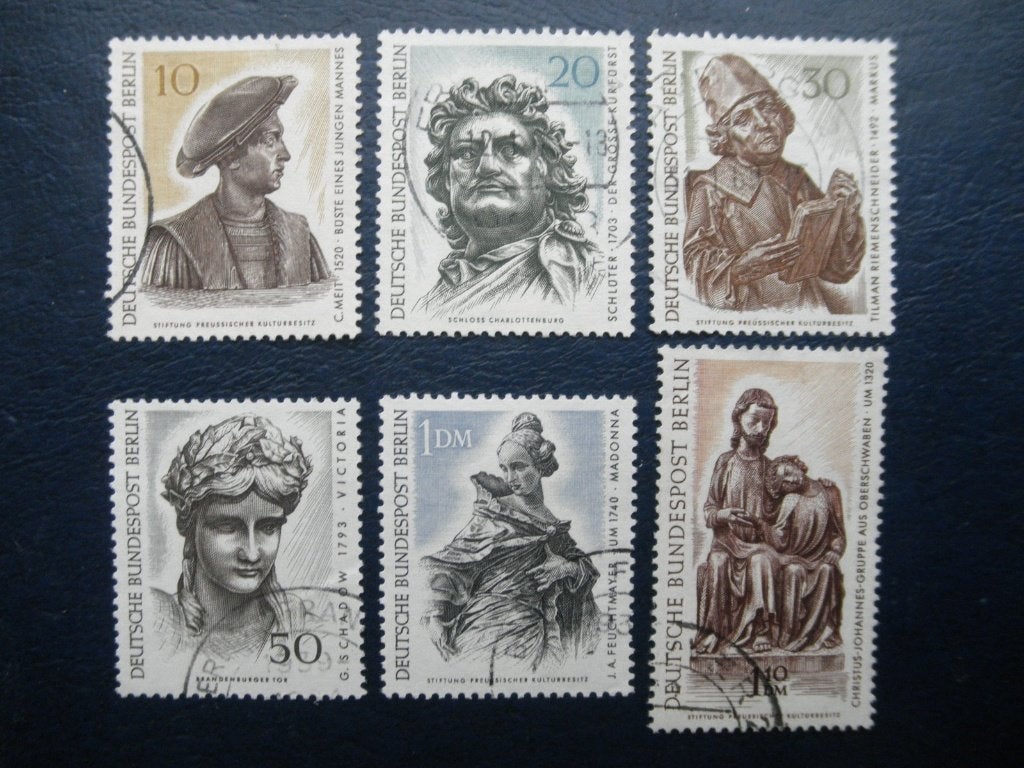 Postzegels Berlijn 1967 kunstschatten - cw. 4,00., Ophalen of Verzenden, BRD, Gestempeld